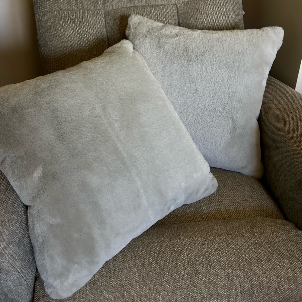 Grey pillows